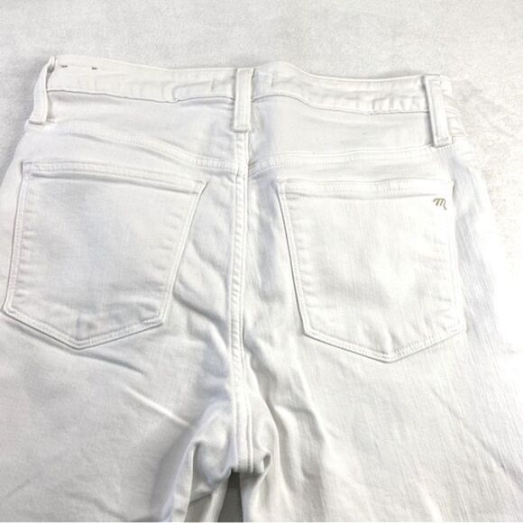 MADEWELL CURVY HIGH RISE BUTTON FRONT SKINNY CROP JEANS - Picture 4 of 10